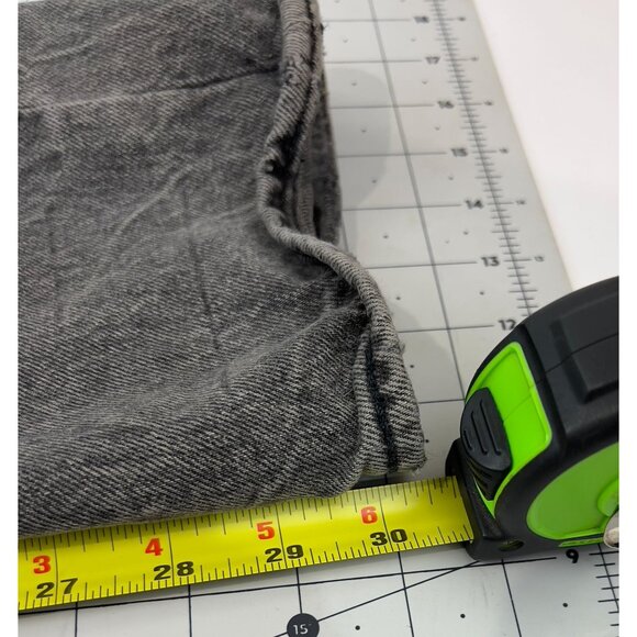 Levi's 501 Button Fly Jeans Black Denim  Acid Wash 33x32 (34x31 measured) Men's - Picture 13 of 15